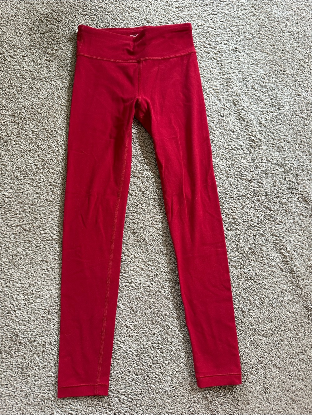 Athleta Red Girls' Active Leggings.